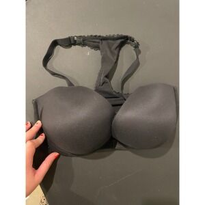 Victoria's Secret Black Lace Racerback Push Up Bra 36DDD